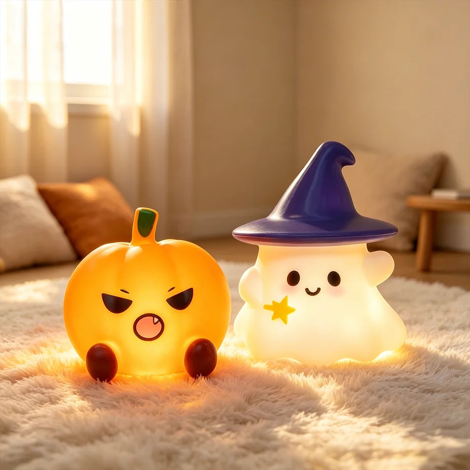 NIVORA Glowing Pumpkin Night Light