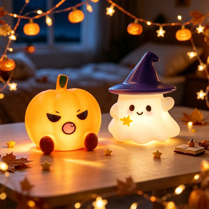 NIVORA Glowing Pumpkin Night Light