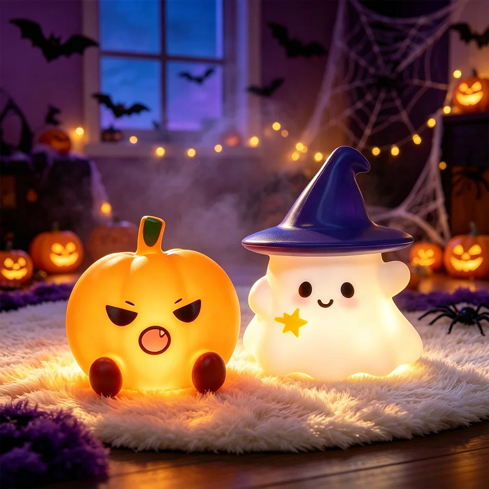 NIVORA Glowing Pumpkin Night Light